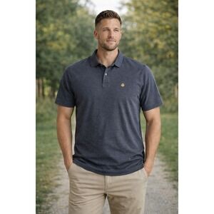 Brooks Brothers Performance Polo Mens Large Grey Original Fit Preppy Classic